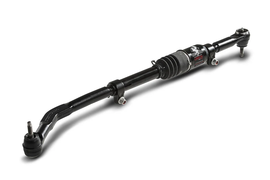 Jeep Drag Link Top Mount Drilled Knuckle w/ Griffin Black Bellow Yeti XD For 07-18 Wrangler JK Steer Smarts