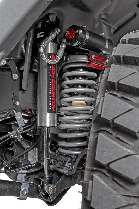 Jeep Front Adjustable Vertex Shocks 18-20 Wrangler JL for 2-3 Inch Lifts Rough Country - 689008