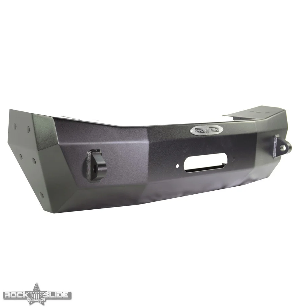 Jeep JK Shorty Front Bumper For 07-18 Wrangler JK With Winch Plate No Bull Bar Rigid Series Rock Slide Engineering - FB-S-101-JK - Image 3