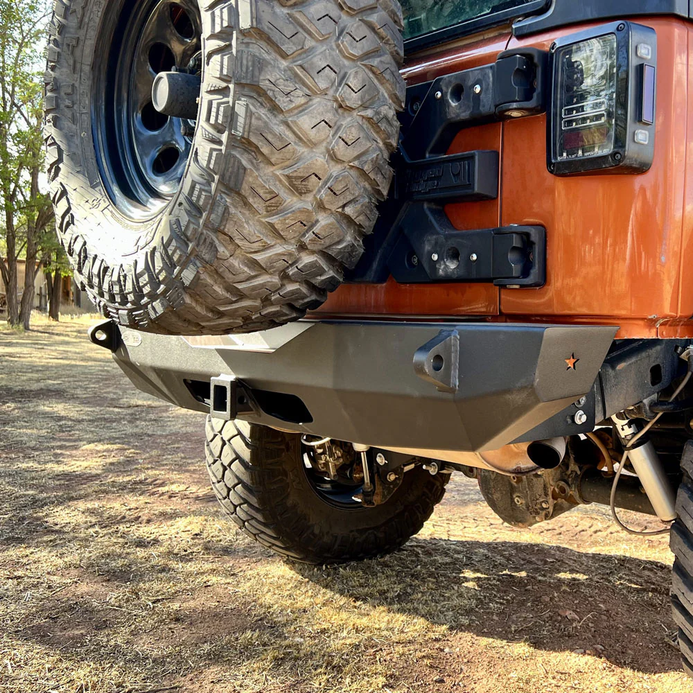 Jeep JK Shorty Rear Bumper For 07-18 Wrangler JK No Tire Carrier Rigid Series Rock Slide Engineering - RB-F-200-JK - Image 7