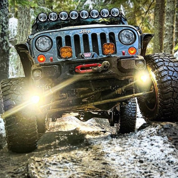 Jeep JK Steerable Knuckle Pod Light Mounts (2007-2018 Wrangler) - Image 3