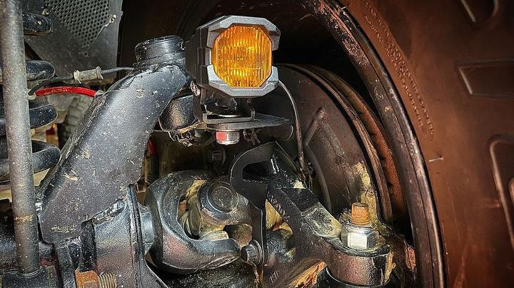 Jeep JK Steerable Knuckle Pod Light Mounts (2007-2018 Wrangler) - Image 4