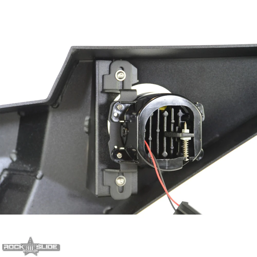 Jeep JL/JT Full Front Bumper For 18-Pres Wrangler JL/Gladiator Rigid Series Complete With Winch Plate Rock Slide Engineering - FB-F-100-JL - Image 6