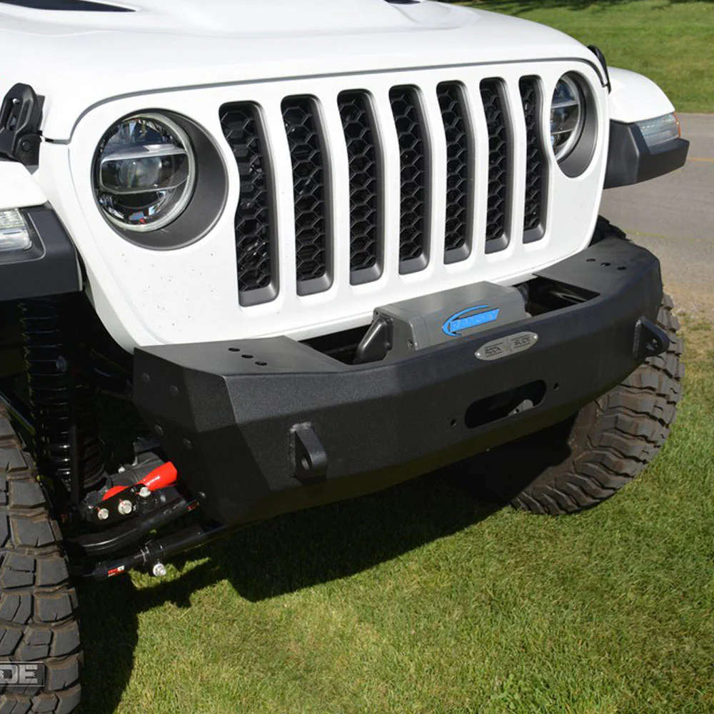 Jeep JL Shorty Front Bumper For 18-Pres Wrangler JL With Winch Plate No Bull Bar Rigid Series Rock Slide Engineering - FB-S-101-JL - Image 8
