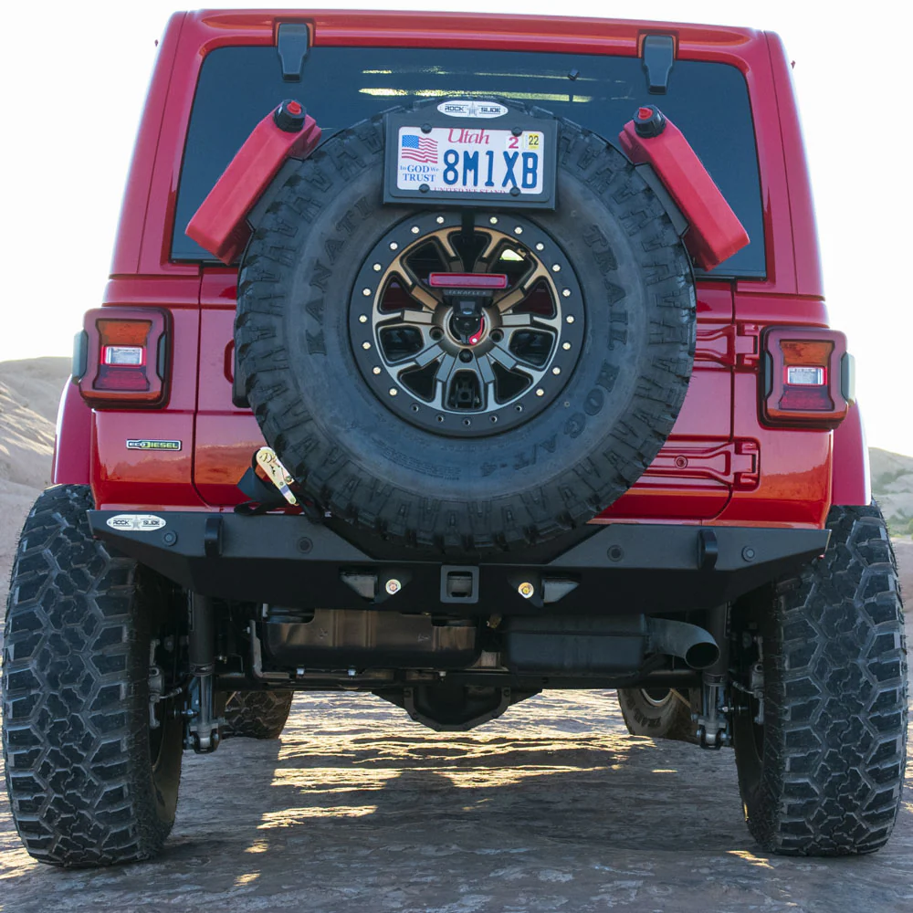 Jeep JL Shorty Rear Bumper For 18-Pres Wrangler JL No Tire Carrier Rigid Series Rock Slide Engineering - RB-F-200-JL - Image 3