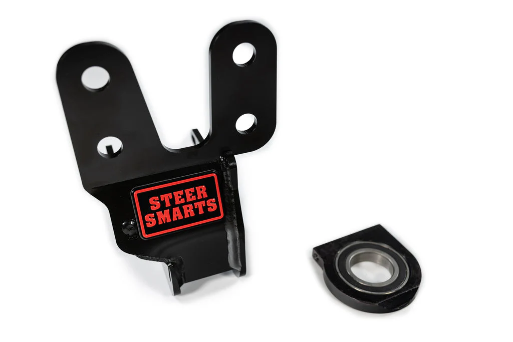 Jeep Sector Shaft Brace with Frame Side Track Bar Reinforcement Bracket Yeti XD For 07- 18 Wrangler JK/JL/Gladiator JT All Models Steer Smarts - Image 2