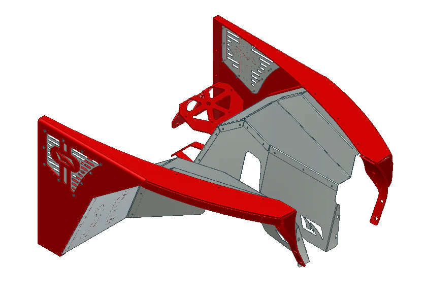 Jeep TJ Fenders 0 Inch Flare W/Inner Fender Stock Cut Outs High Line 97-06 Wrangler TJ/LJ Pair Motobilt - MB1083-0-IF - Image 2