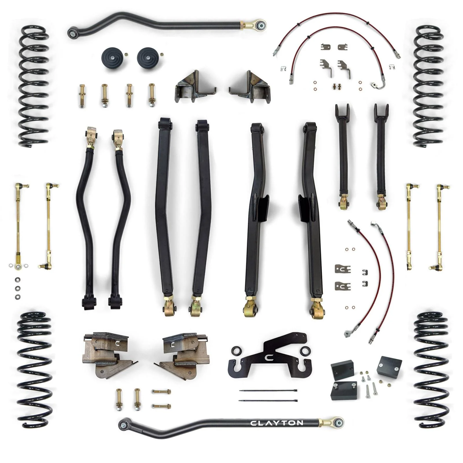 Jeep Wrangler 392 Premium 3.5 Inch Long Arm Lift Kit 2021+ JL Clayton Off Road - COR-3209335