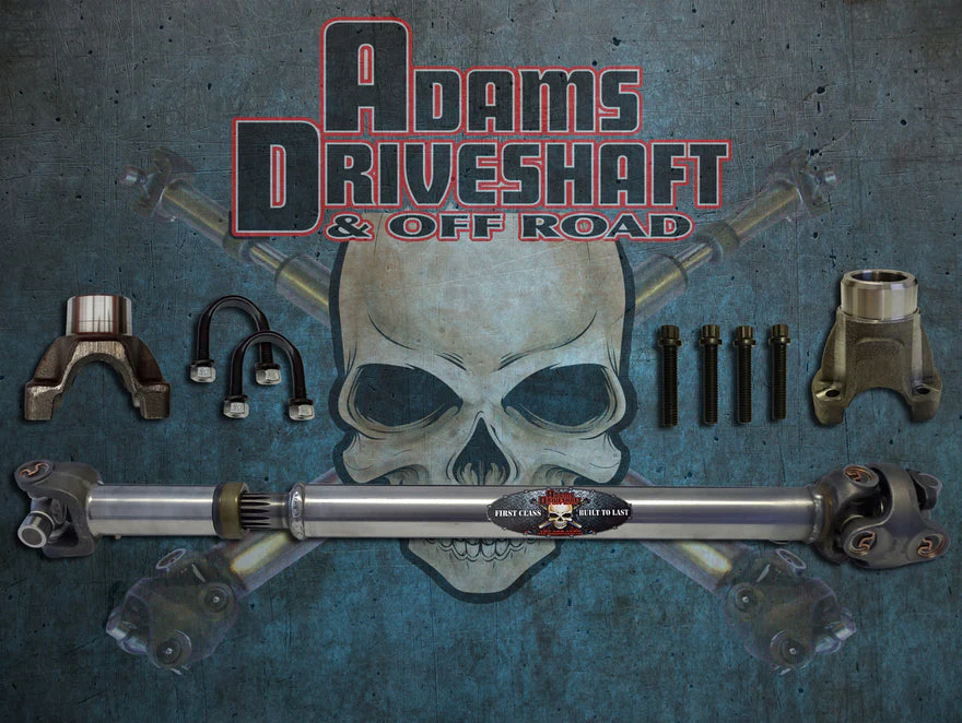 JK Rear 1310 CV Greaseable Driveshaft 4 Door Adams Driveshaft - ASDJK-1310R-G4D - Image 2