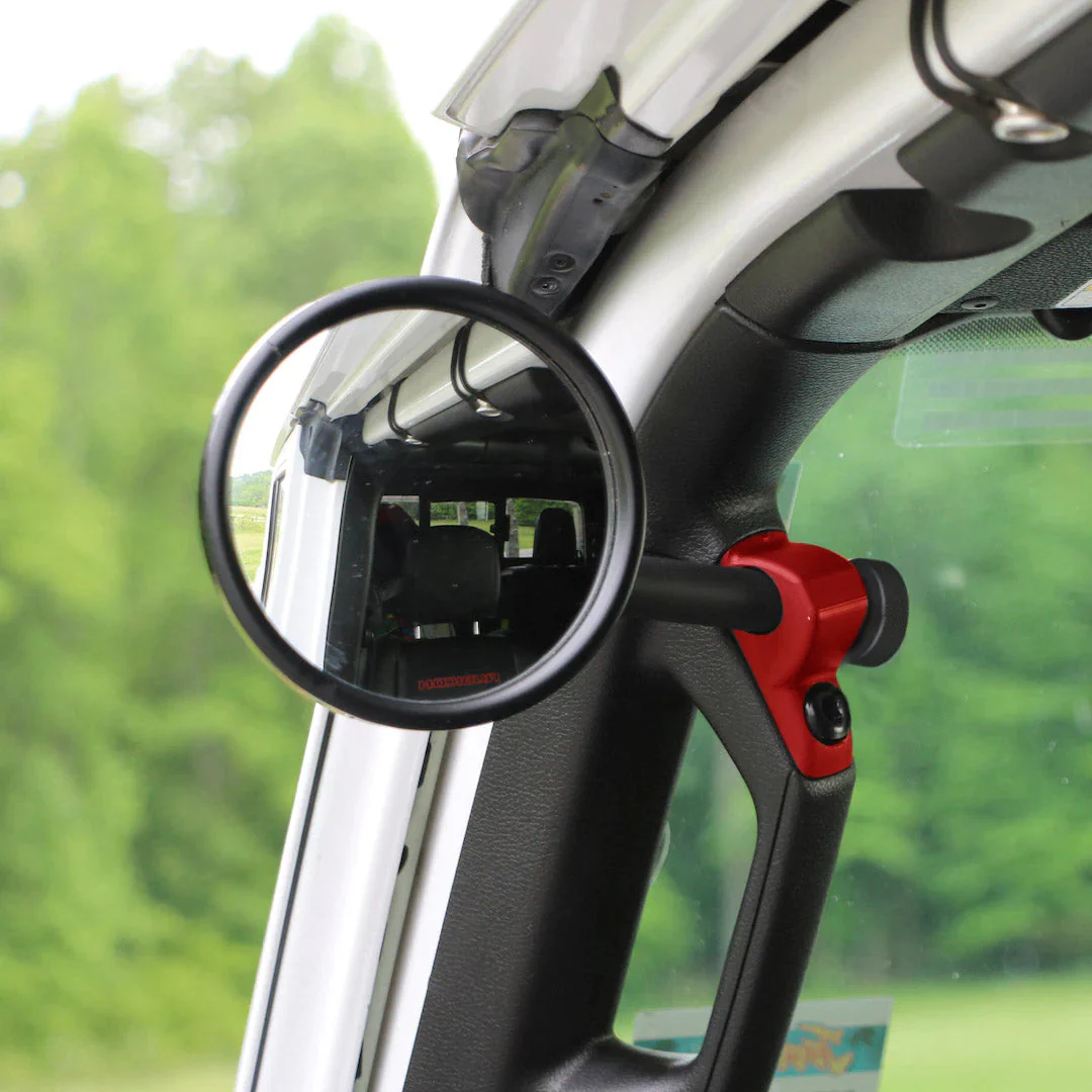 JL/JLU A-Pillar Side Jeep Mirrors with Base Mount Driver AND Passenger - Image 13