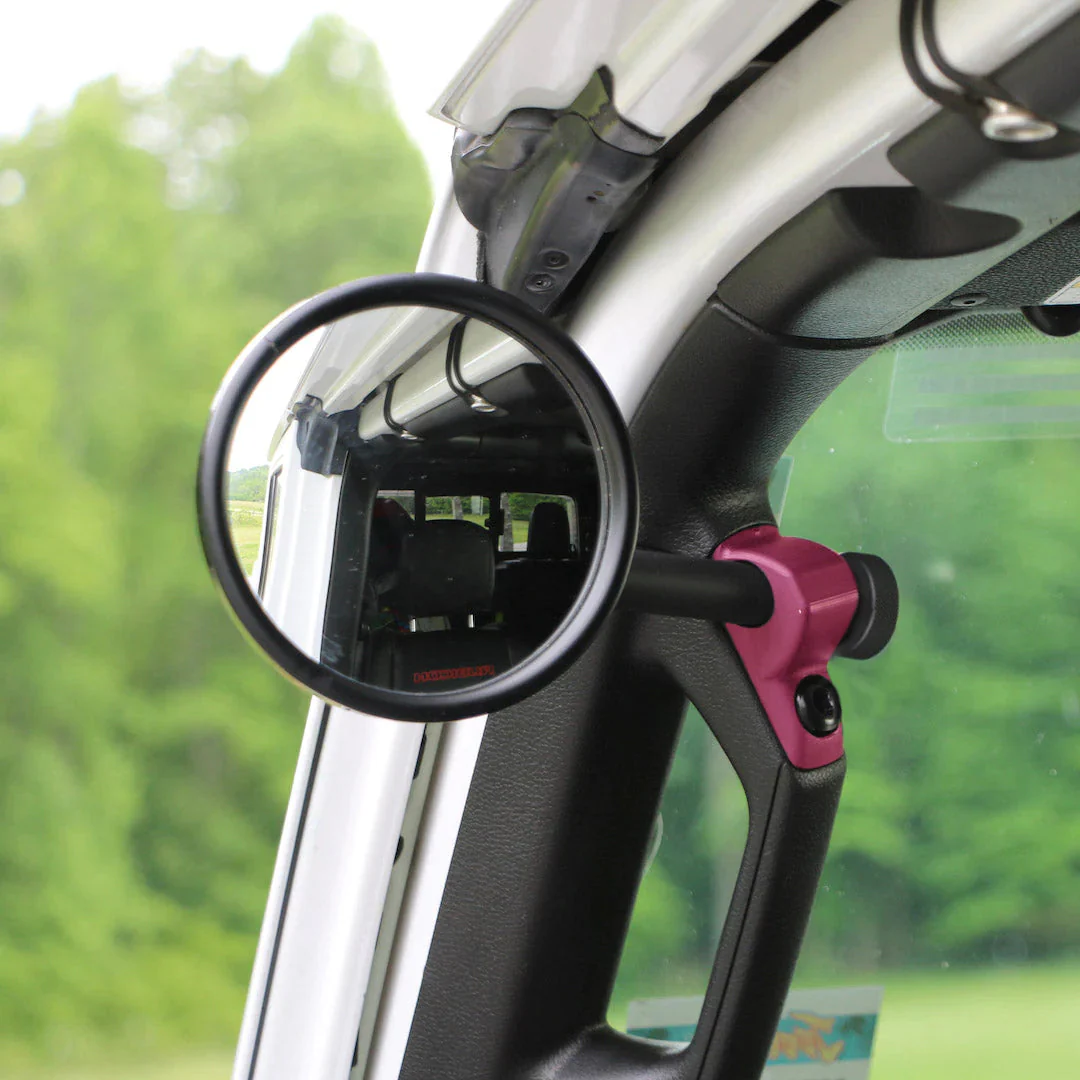 JL/JLU A-Pillar Side Jeep Mirrors with Base Mount Driver AND Passenger - Image 17
