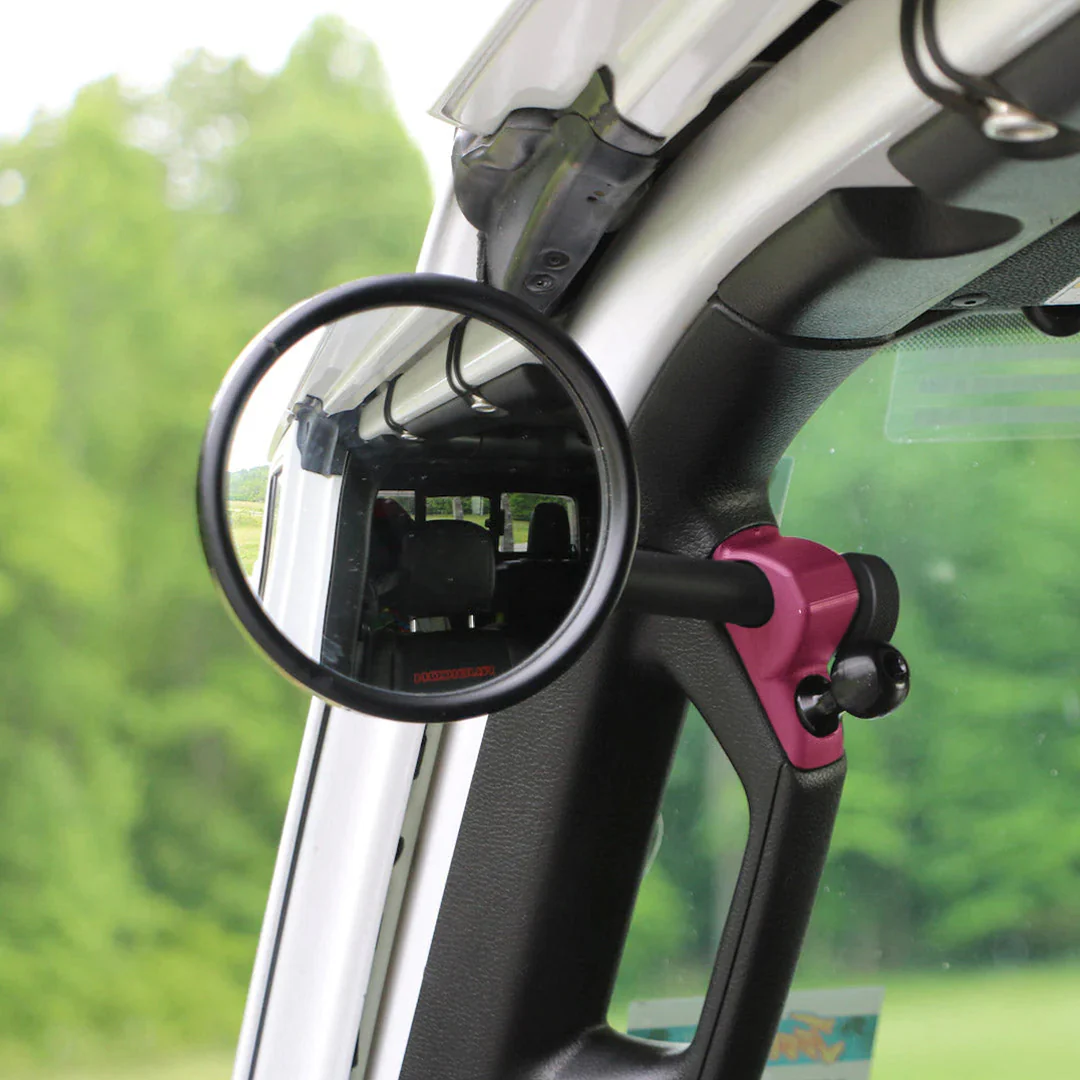 JL/JLU A-Pillar Side Jeep Mirrors with Base Mount Driver AND Passenger - Image 19
