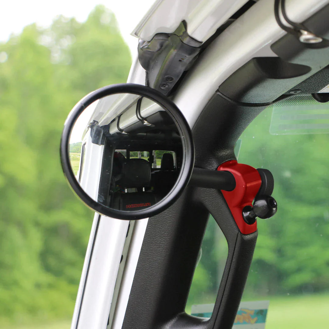 JL/JLU A-Pillar Side Jeep Mirrors with Base Mount Driver AND Passenger - Image 23
