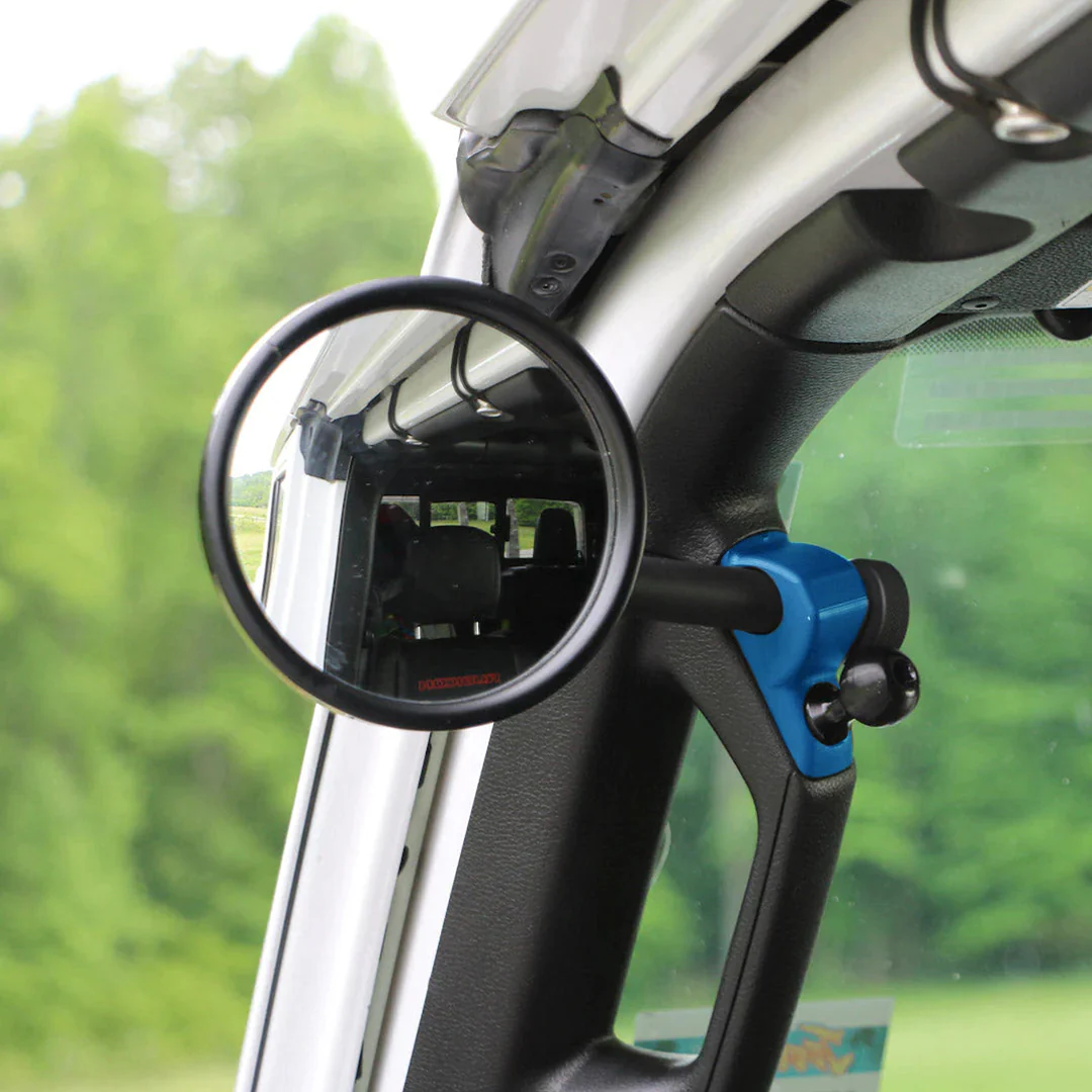 JL/JLU A-Pillar Side Jeep Mirrors with Base Mount Driver AND Passenger - Image 25