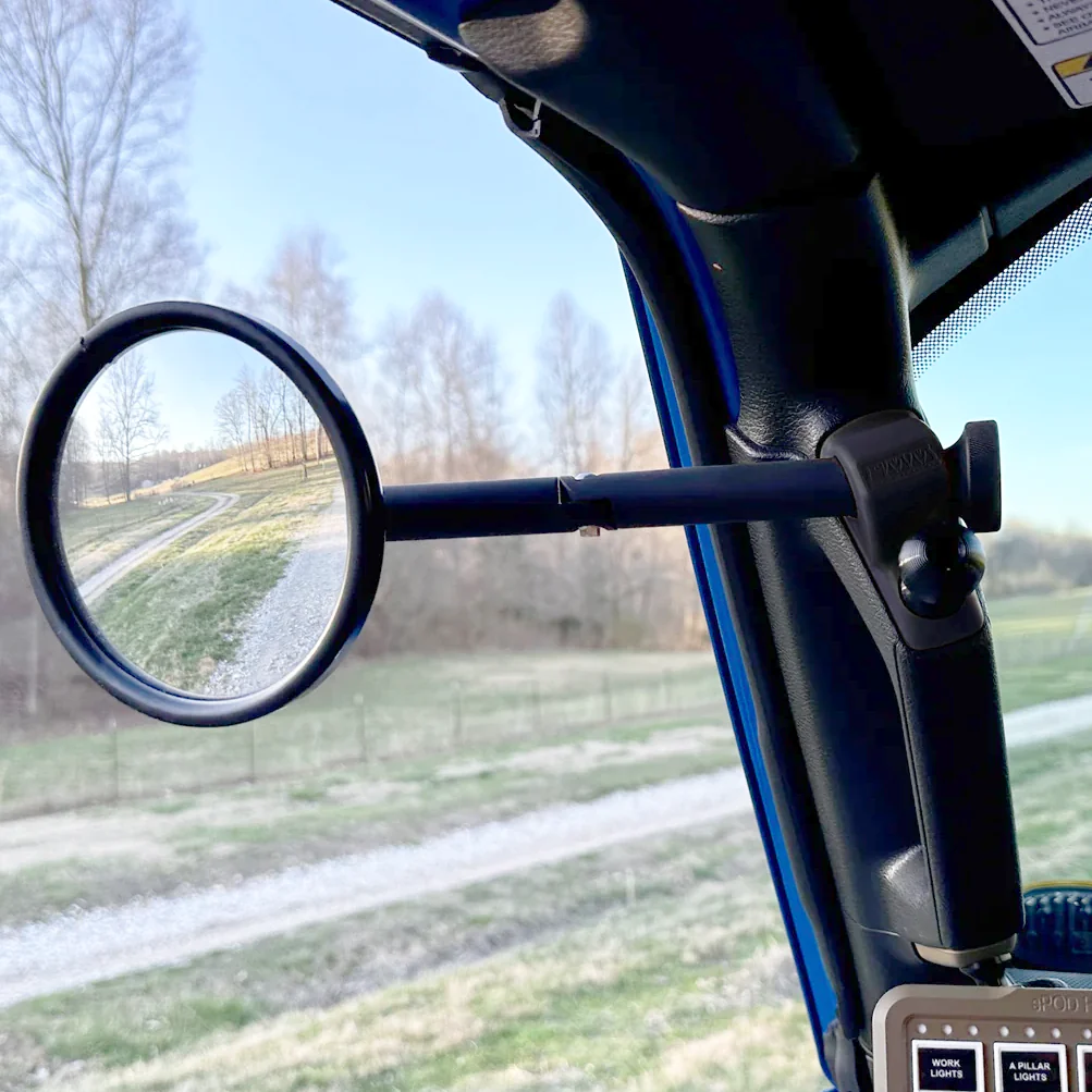JL/JLU A-Pillar Side Jeep Mirrors with Base Mount Driver AND Passenger - Image 33