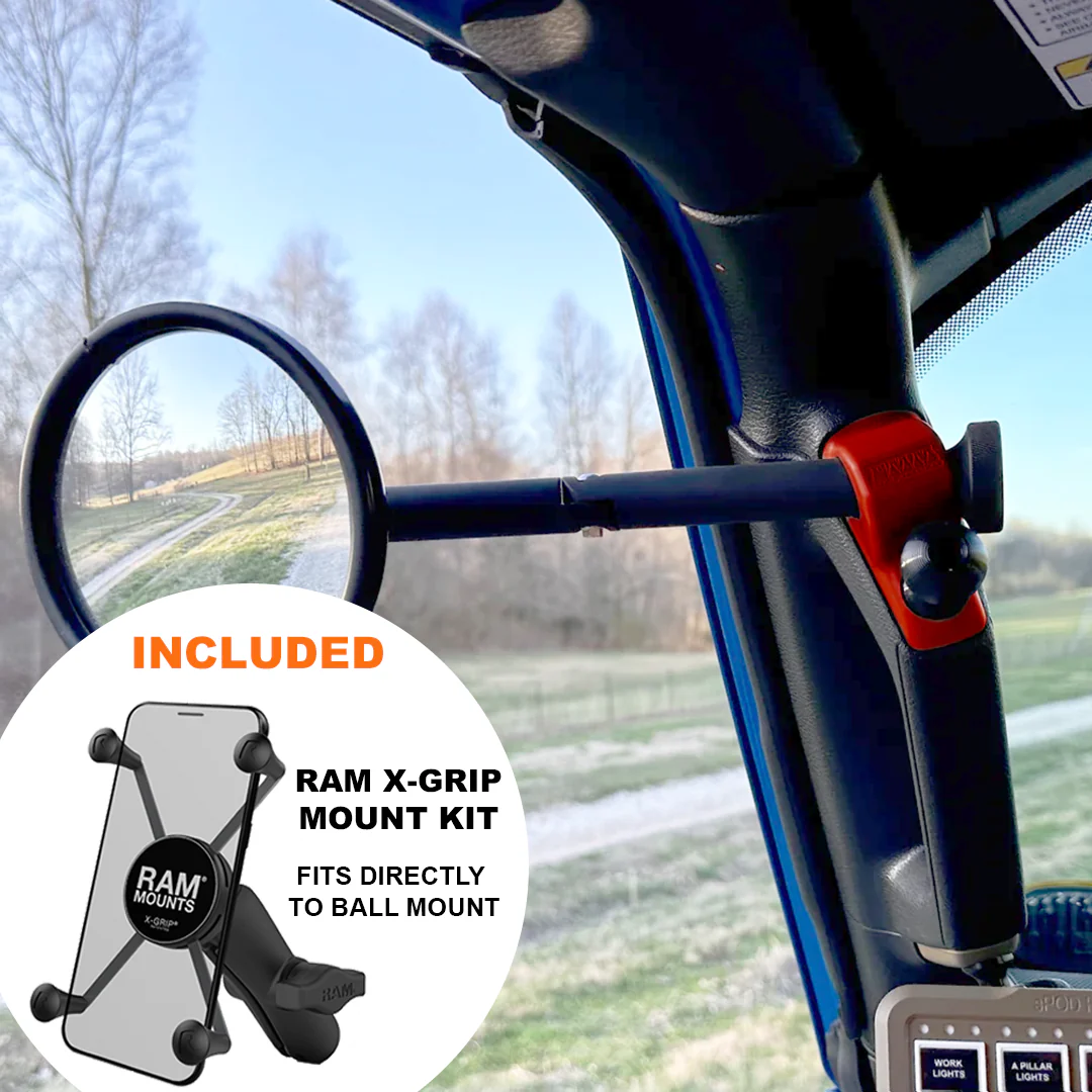 JL/JLU A-Pillar Side Jeep Mirrors with Base Mount Driver AND Passenger - Image 52