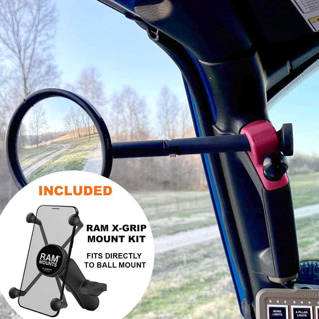 JL/JLU A-Pillar Side Jeep Mirrors with Base Mount Driver AND Passenger - Image 54