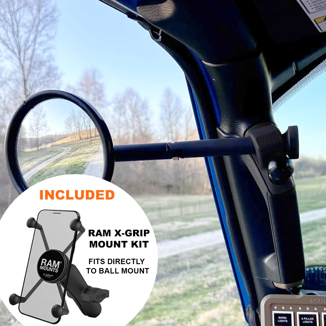 JL/JLU A-Pillar Side Jeep Mirrors with Base Mount Driver AND Passenger - Image 55