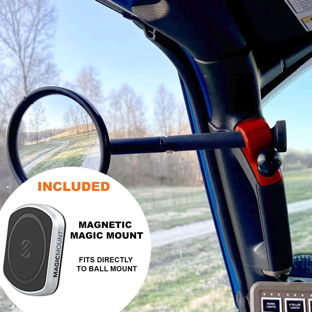 JL/JLU A-Pillar Side Jeep Mirrors with Base Mount Driver AND Passenger - Image 60