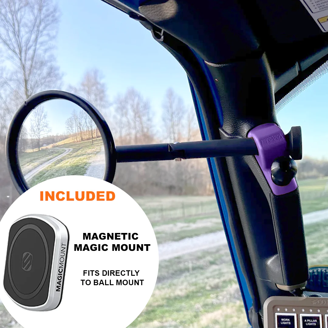 JL/JLU A-Pillar Side Jeep Mirrors with Base Mount Driver AND Passenger - Image 61