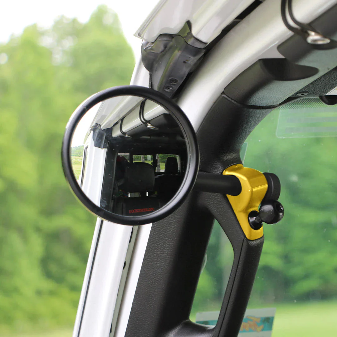JL/JLU A-Pillar Side Jeep Mirrors with Base Mount Driver AND Passenger - Image 73