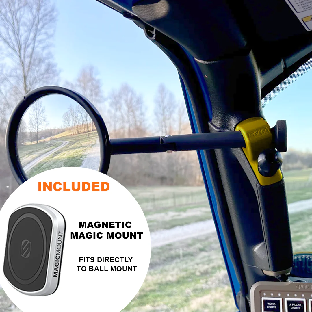 JL/JLU A-Pillar Side Jeep Mirrors with Base Mount Driver AND Passenger - Image 85