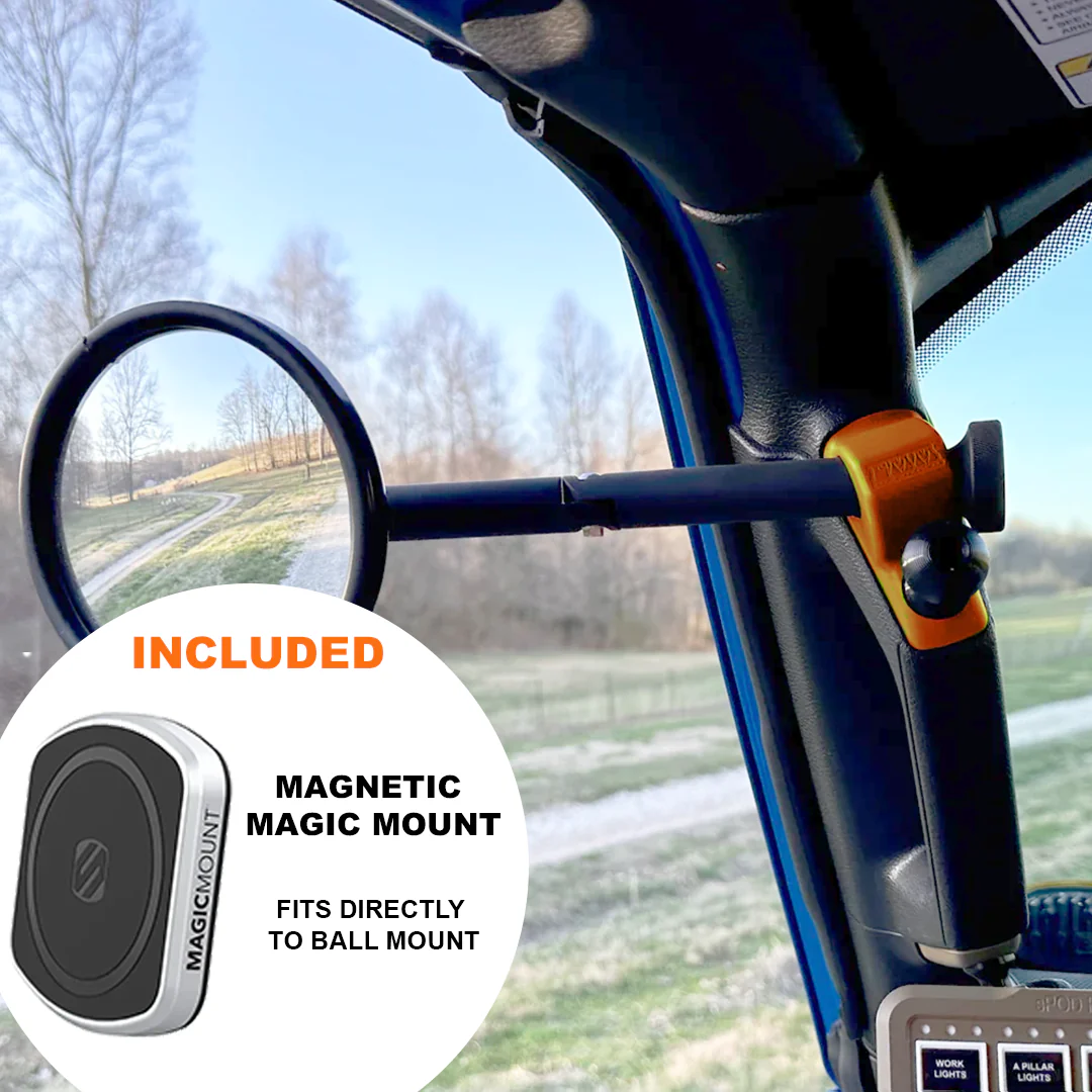 JL/JLU A-Pillar Side Jeep Mirrors with Base Mount Driver AND Passenger - Image 86