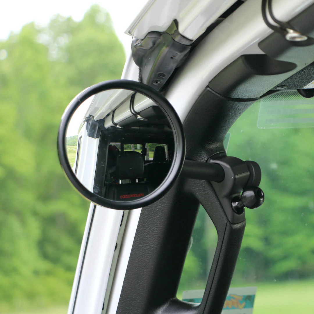 JL/JLU A-Pillar Side Mirror with Base Mount, Driver OR Passenger Side