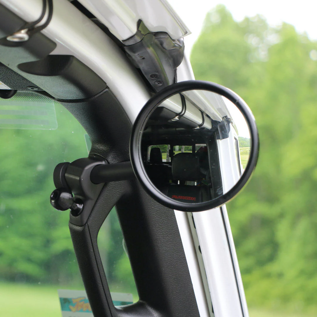 JL/JLU A-Pillar Side Mirror with Base Mount, Driver OR Passenger Side - Image 2