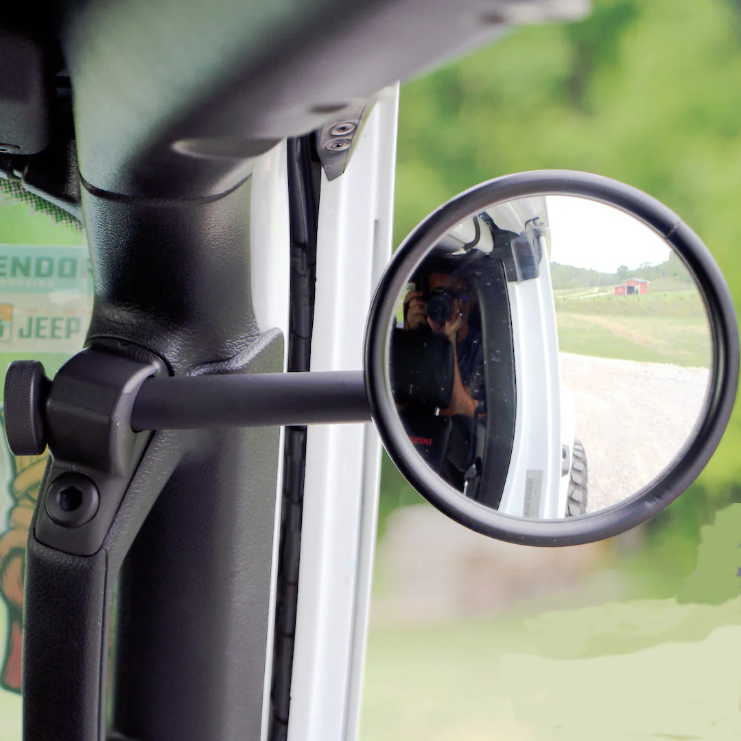 JL/JLU A-Pillar Side Mirror with Base Mount, Driver OR Passenger Side - Image 4