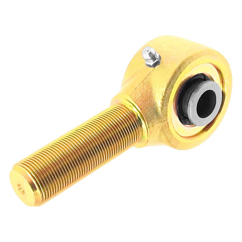 Johnny Joint Rod End 2 Inch Narrow Forged 7/8 Inch-14 RH Threads 2 Inch x .438 Inch Ball Externally Greased RockJock 4x4 - RJ-301602-102