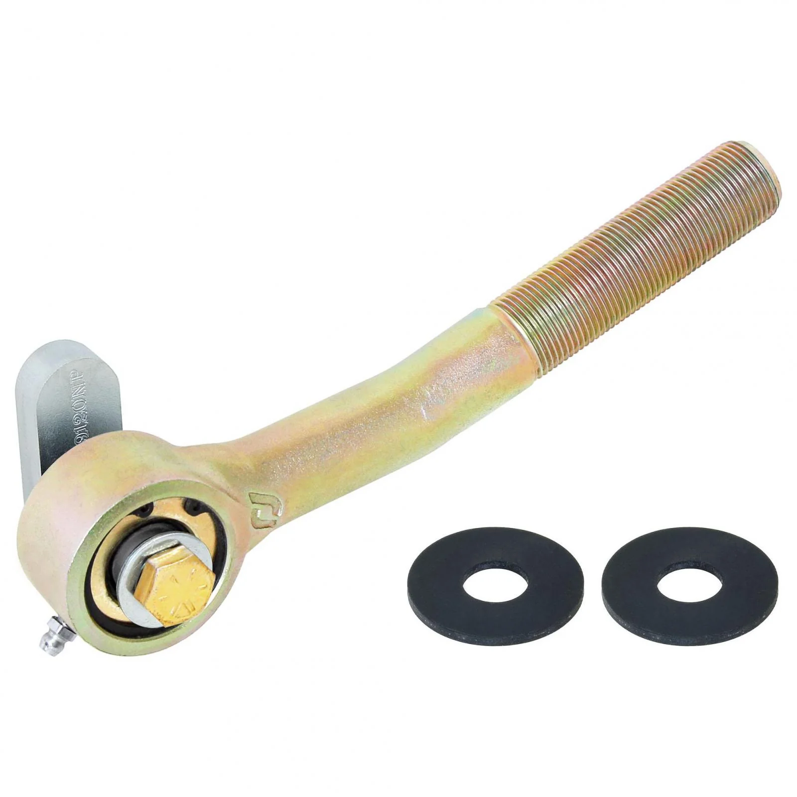 Johnny Joint Rod End 2 Inch Narrow Forged Long Shank Bent for TJ/LJ/XJ/MJ/ZJ Front Trac Bar 1 Inch-14 RH Threads 1.600 Inch x .510 Inch Ball RockJock 4X4 - RJ-305301-102