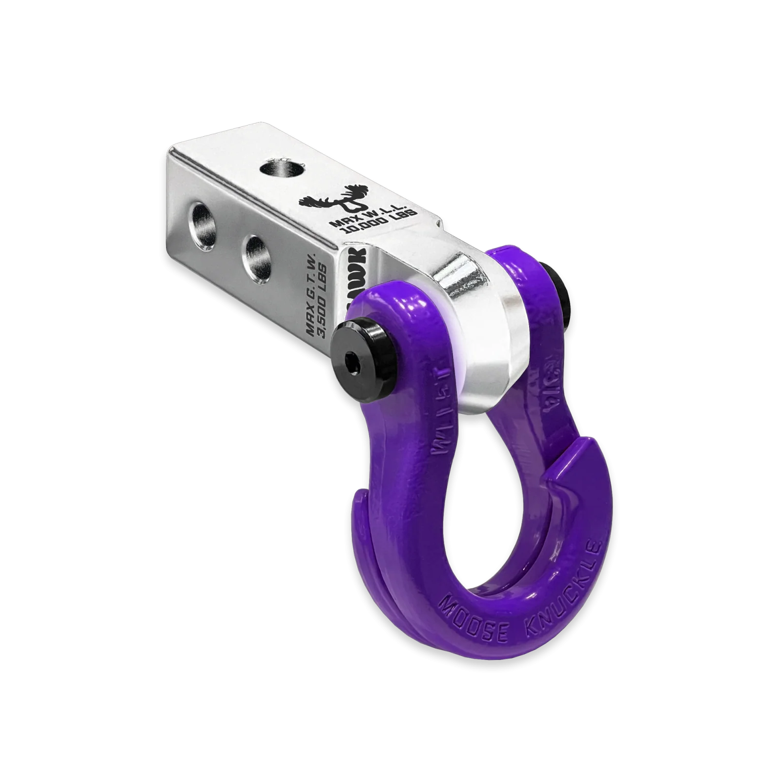 Jowl 3/4 Split Shackle and Mohawk 2.0 Receiver Combo Atomic Silver / Grape Escape Moose Knuckle Offroad - FN000029-001 - Moose Knuckle Offroad - Image 2