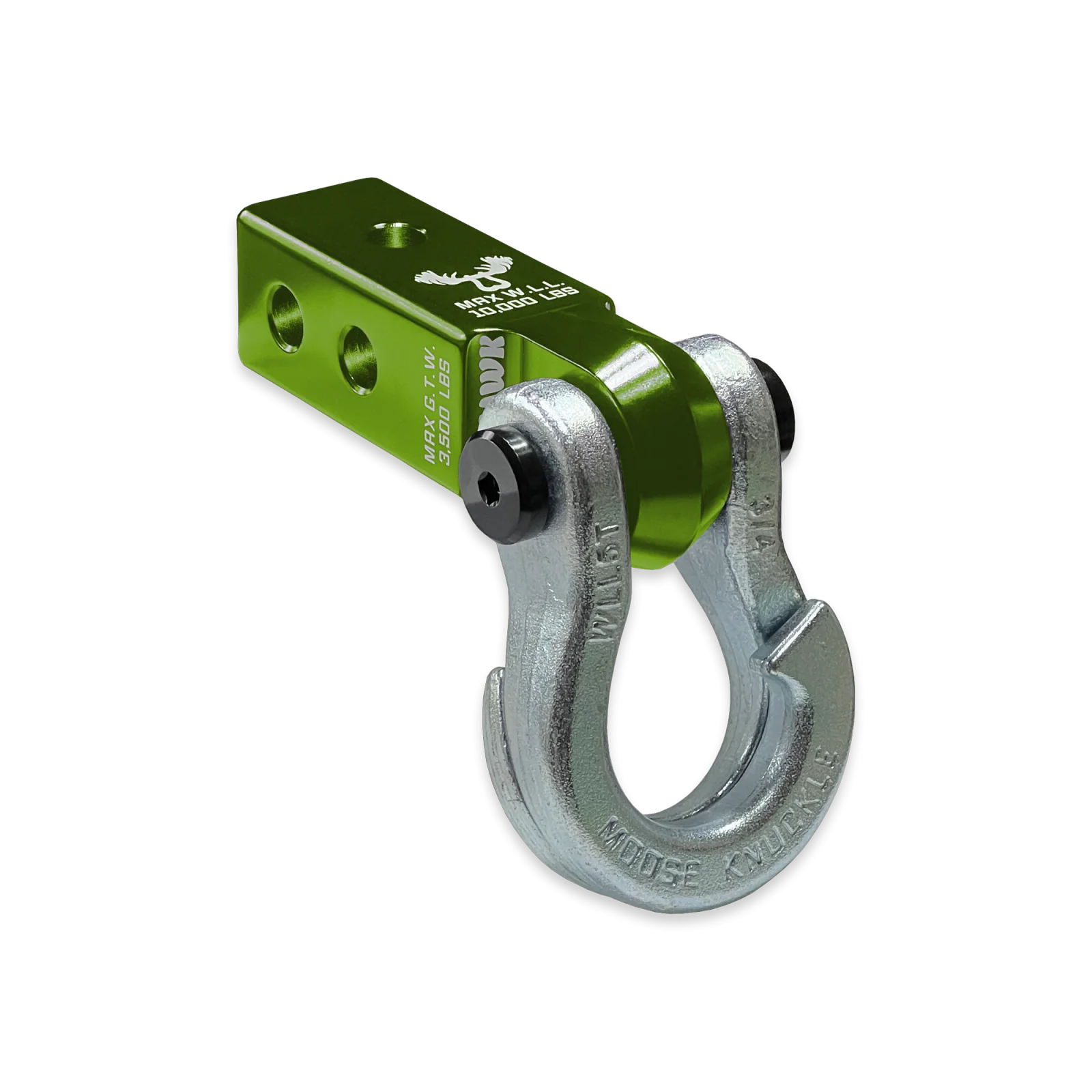 Jowl 3/4 Split Shackle and Mohawk 2.0 Receiver Combo Bean Green / Nice Gal Moose Knuckle Offroad - FN000032-012 - Moose Knuckle Offroad