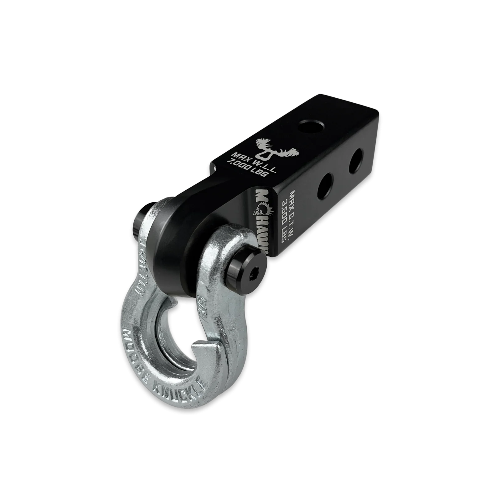 Jowl 5/8 Split Shackle and Mohawk 2.0 x 5/8 Receiver Combo Black Lung / Nice Gal Moose Knuckle Offroad - FN000038-012 - Moose Knuckle Offroad