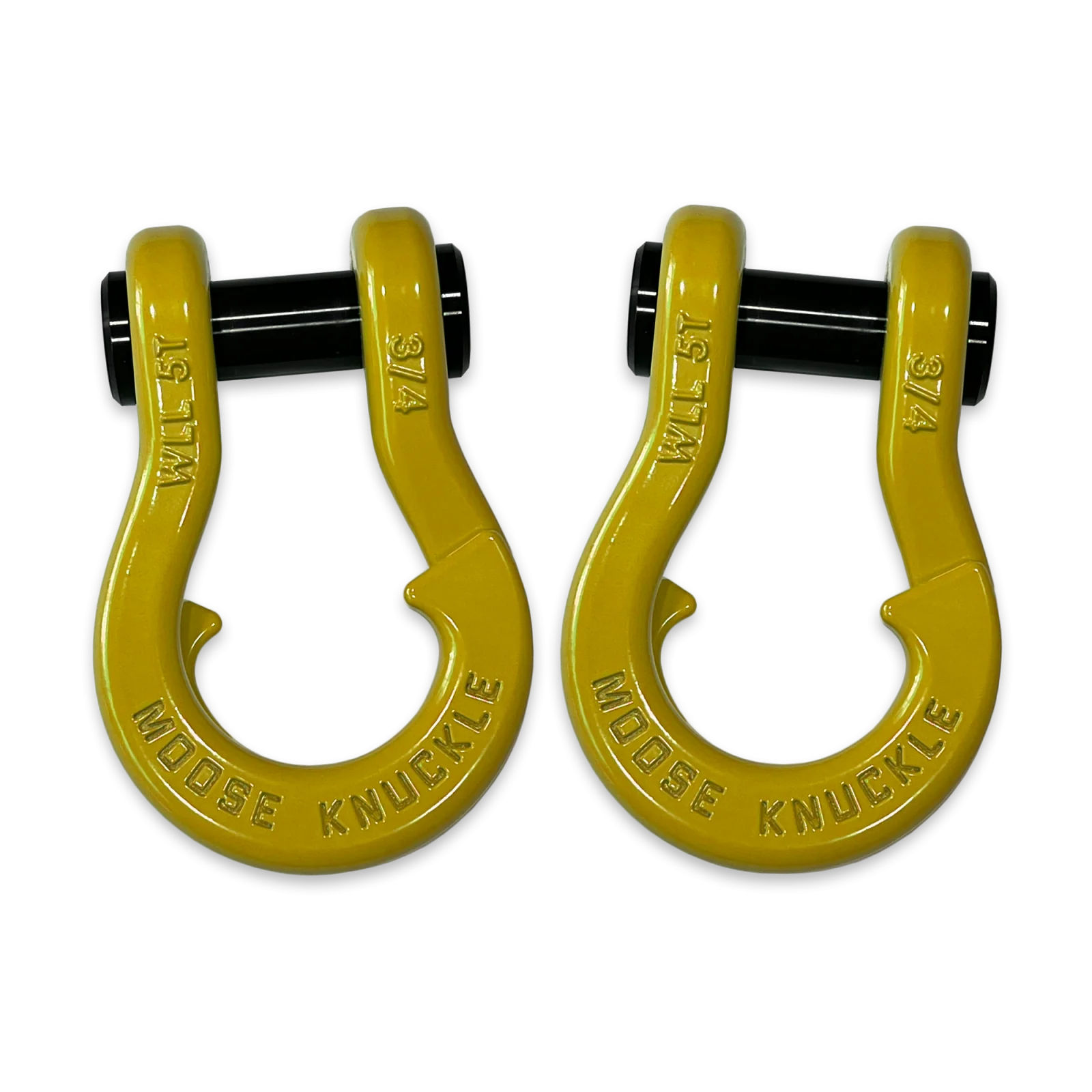 Jowl Recovery Split Shackle 3/4 Detonator Yellow and Detonator Yellow Combo Moose Knuckle Offroad - FN000020-092 - Moose Knuckle Offroad