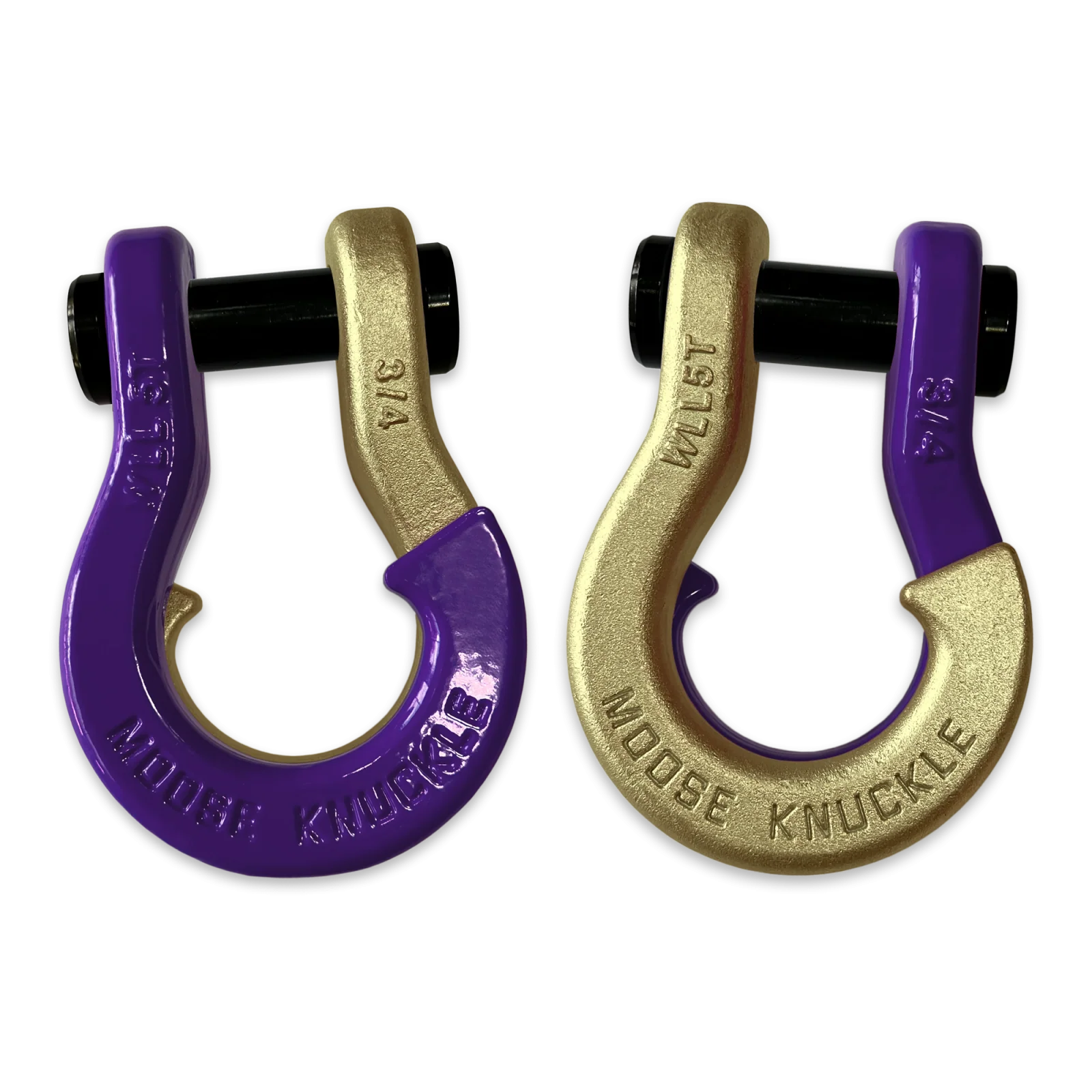 Jowl Recovery Split Shackle 3/4 Grape Escape and Brass Knuckle Combo Moose Knuckle Offroad - FN000020-064 - Moose Knuckle Offroad