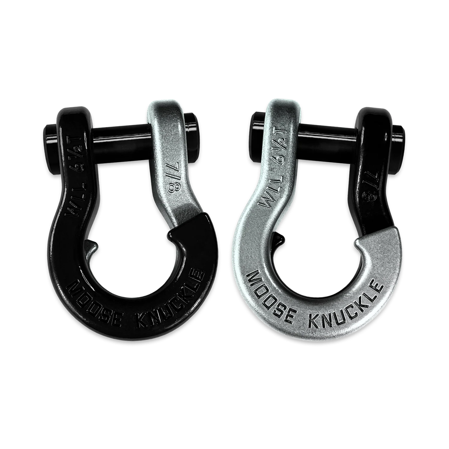 Jowl Recovery Split Shackle 7/8 Black Hole and Nice Gal Combo Moose Knuckle Offroad - FN000047-026 - Moose Knuckle Offroad