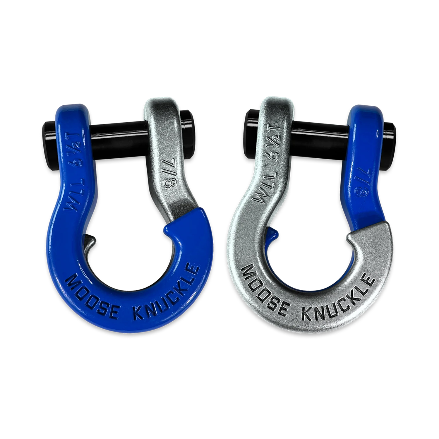 Jowl Recovery Split Shackle 7/8 Blue Balls and Nice Gal Combo Moose Knuckle Offroad - FN000047-082 - Moose Knuckle Offroad
