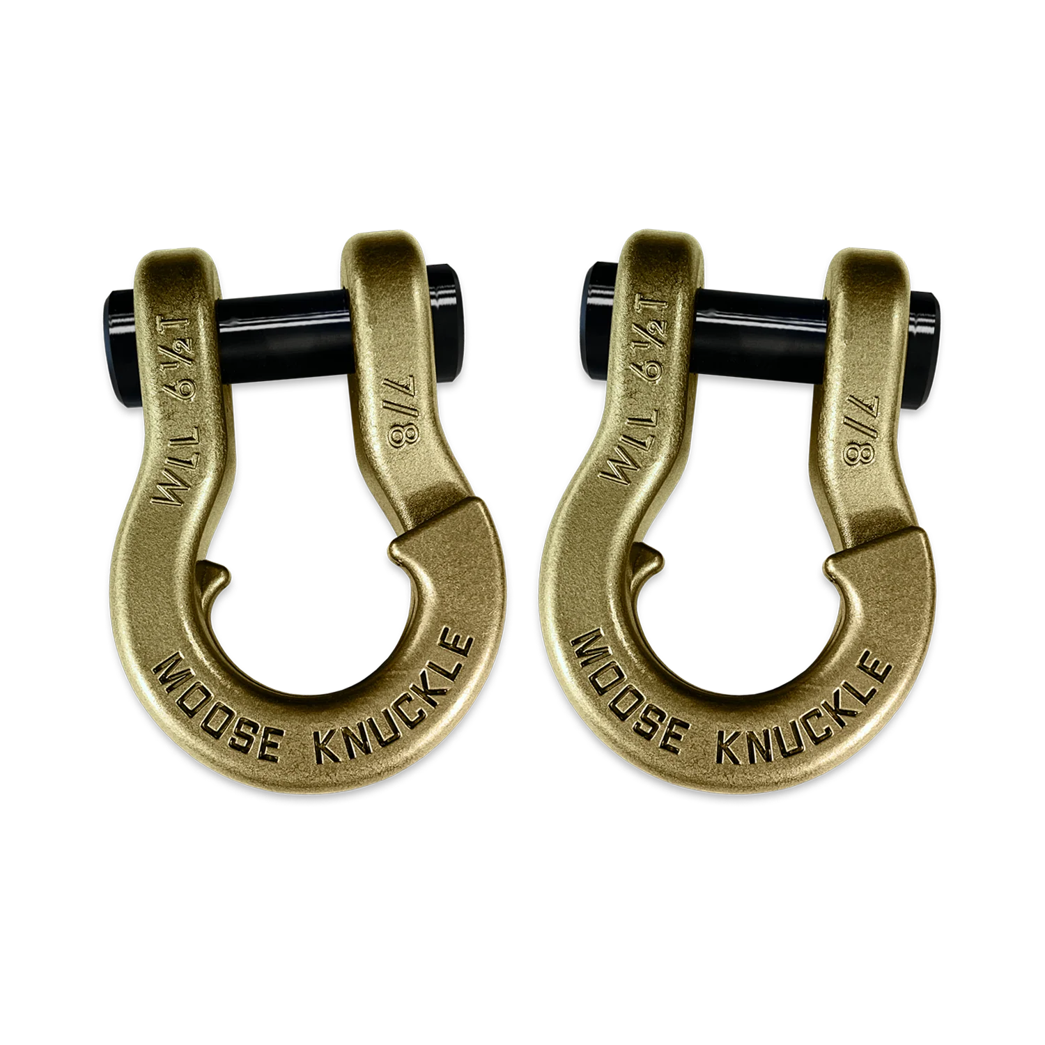 Jowl Recovery Split Shackle 7/8 Brass Knuckle and Brass Knuckle Combo Moose Knuckle Offroad - FN000047-183 - Moose Knuckle Offroad