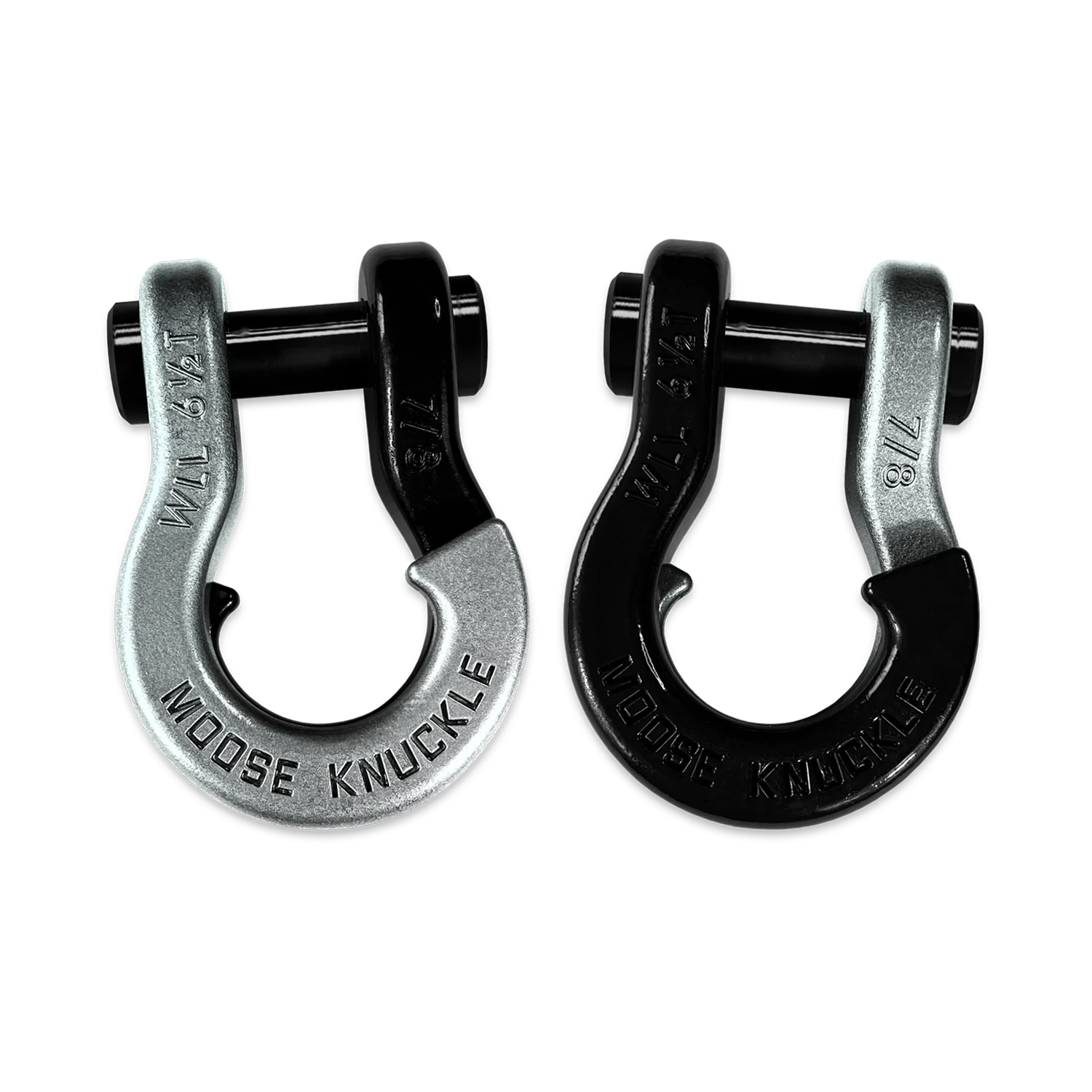Jowl Recovery Split Shackle 7/8 Nice Gal and Black Hole Combo Moose Knuckle Offroad - FN000047-170 - Moose Knuckle Offroad