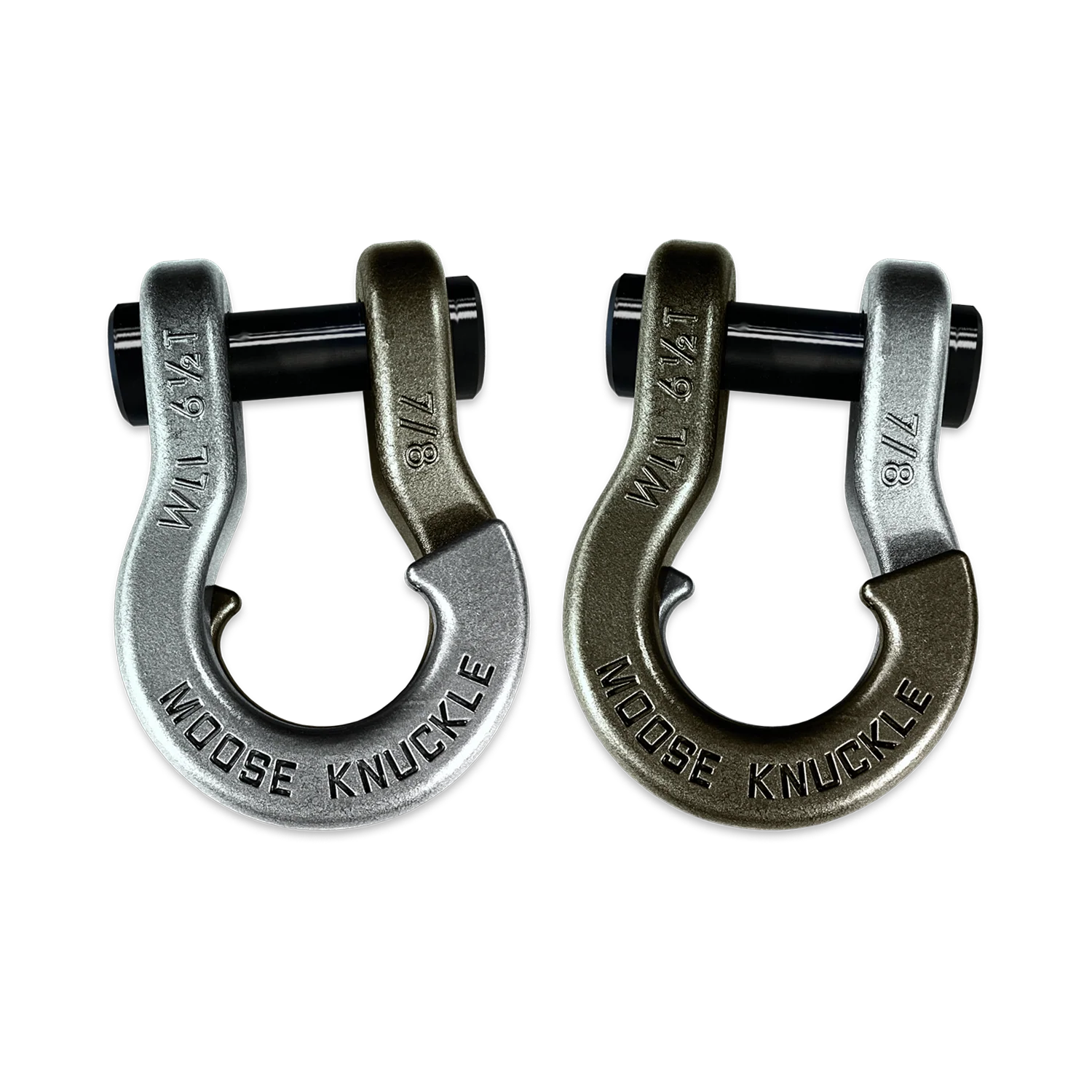 Jowl Recovery Split Shackle 7/8 Nice Gal and Raw Dog Combo Moose Knuckle Offroad - FN000047-182 - Moose Knuckle Offroad