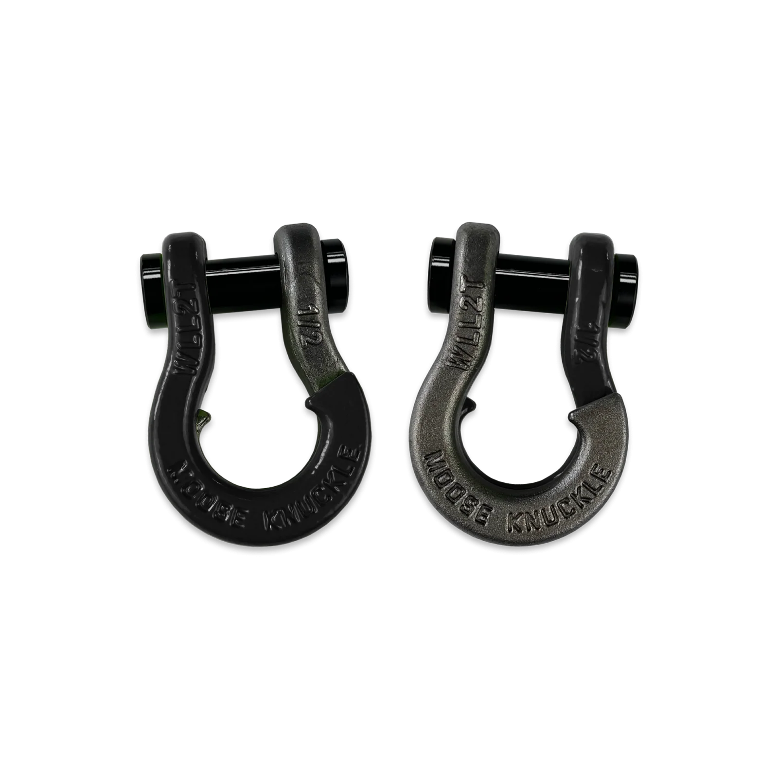 Jowl SxS Recovery Split Shackle 1/2 Black Hole and Raw Dog Combo Moose Knuckle Offroad - FN000026-028 - Moose Knuckle Offroad