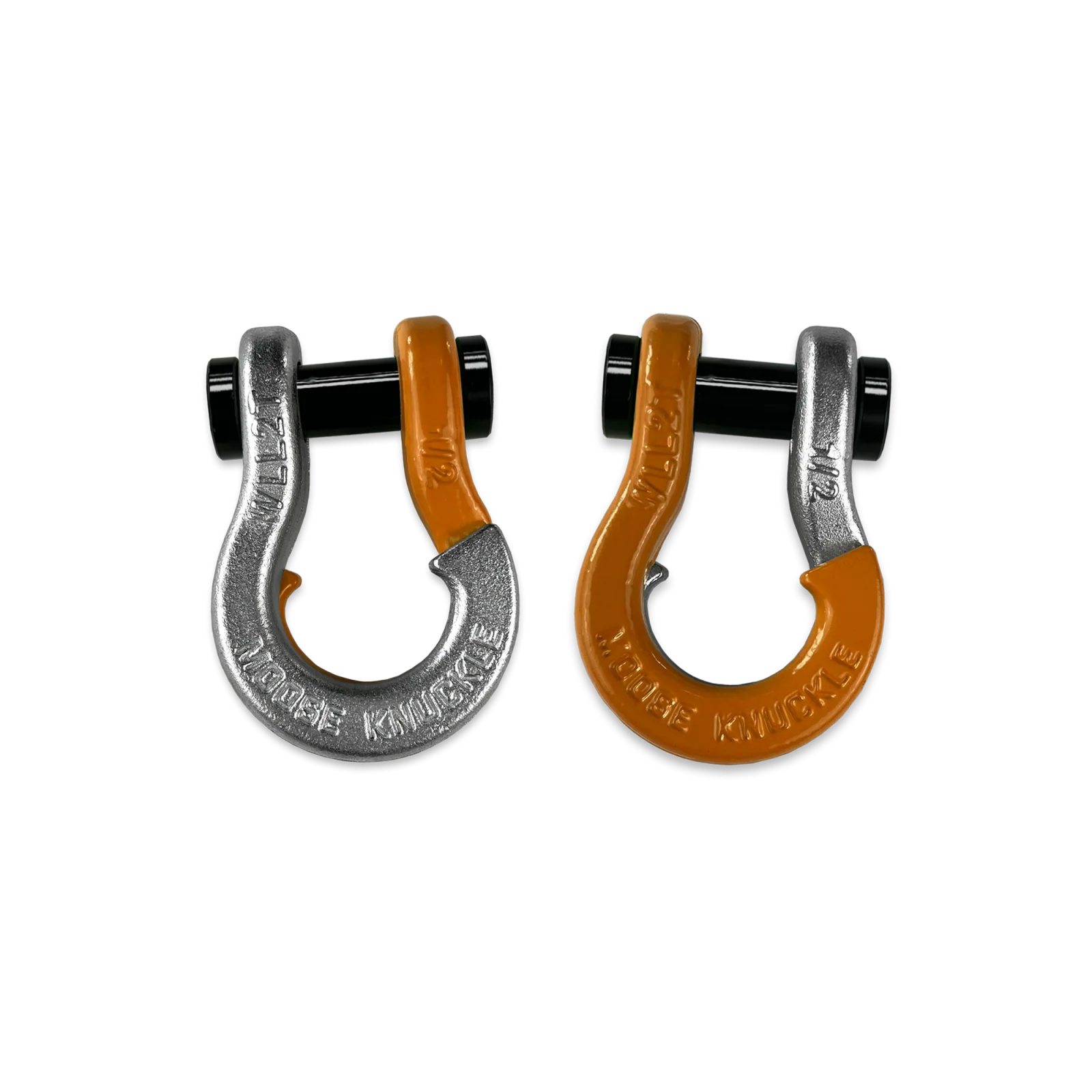 Jowl SxS Recovery Split Shackle 1/2 Nice Gal and Obscene Orange Combo Moose Knuckle Offroad - FN000026-163 - Moose Knuckle Offroad