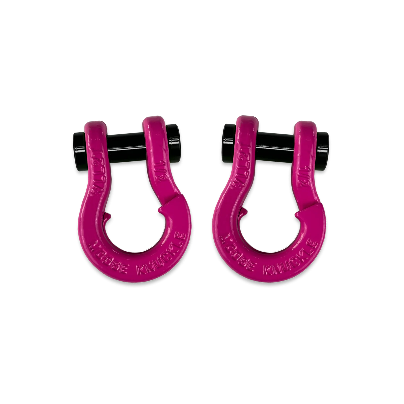 Jowl SxS Recovery Split Shackle 1/2 Pogo Pink and Pogo Pink Combo Moose Knuckle Offroad - FN000026-197 - Moose Knuckle Offroad