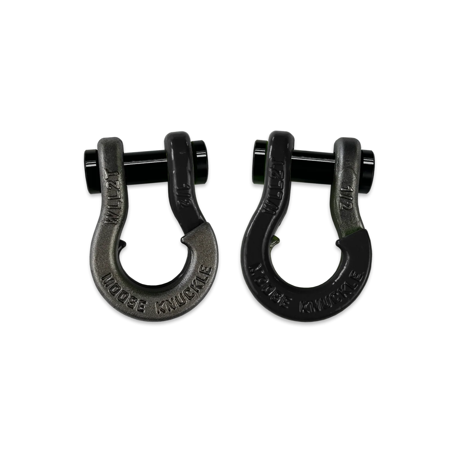 Jowl SxS Recovery Split Shackle 1/2 Raw Dog and Black Hole Combo Moose Knuckle Offroad - FN000026-184 - Moose Knuckle Offroad