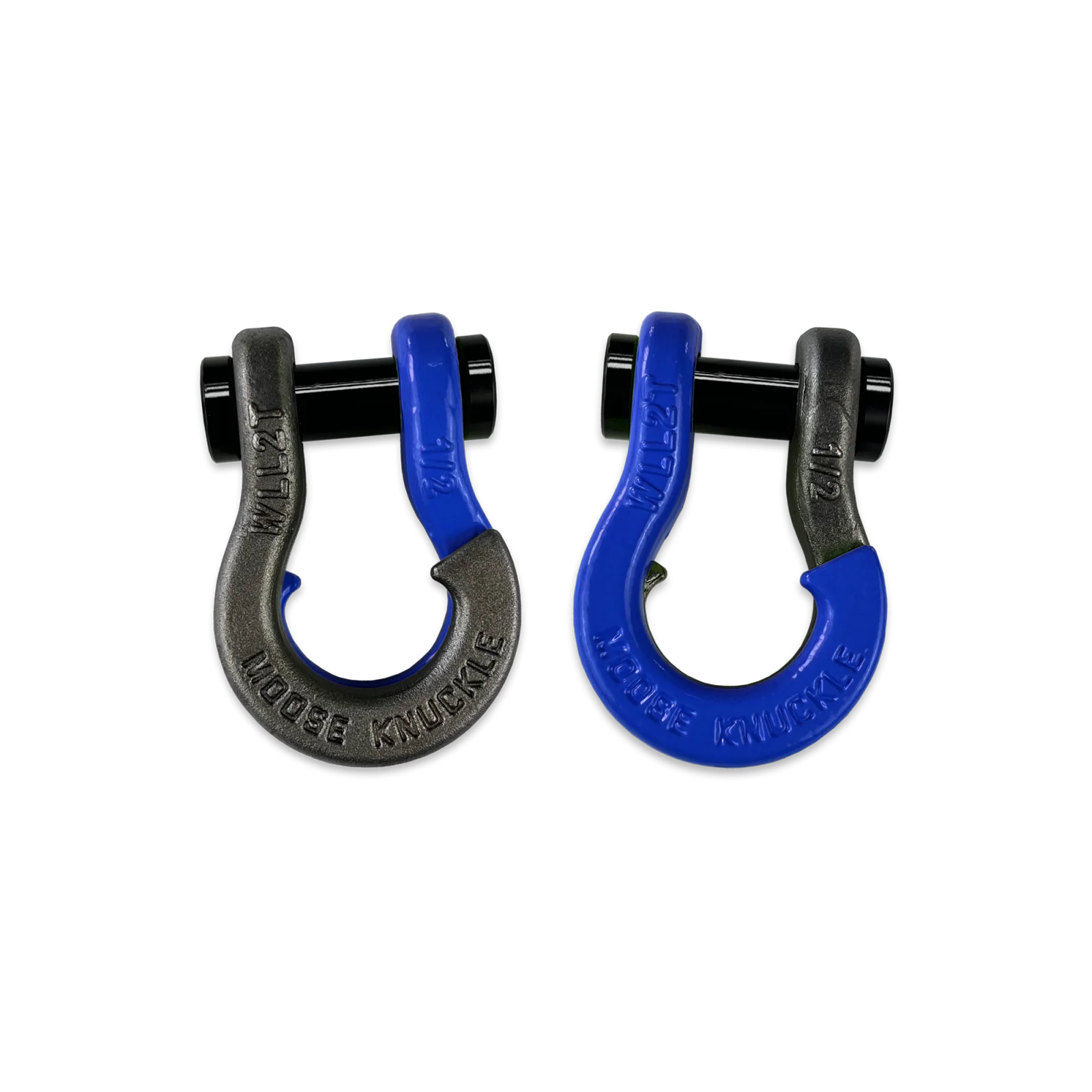 Jowl SxS Recovery Split Shackle 1/2 Raw Dog and Blue Balls Combo Moose Knuckle Offroad - FN000026-188 - Moose Knuckle Offroad