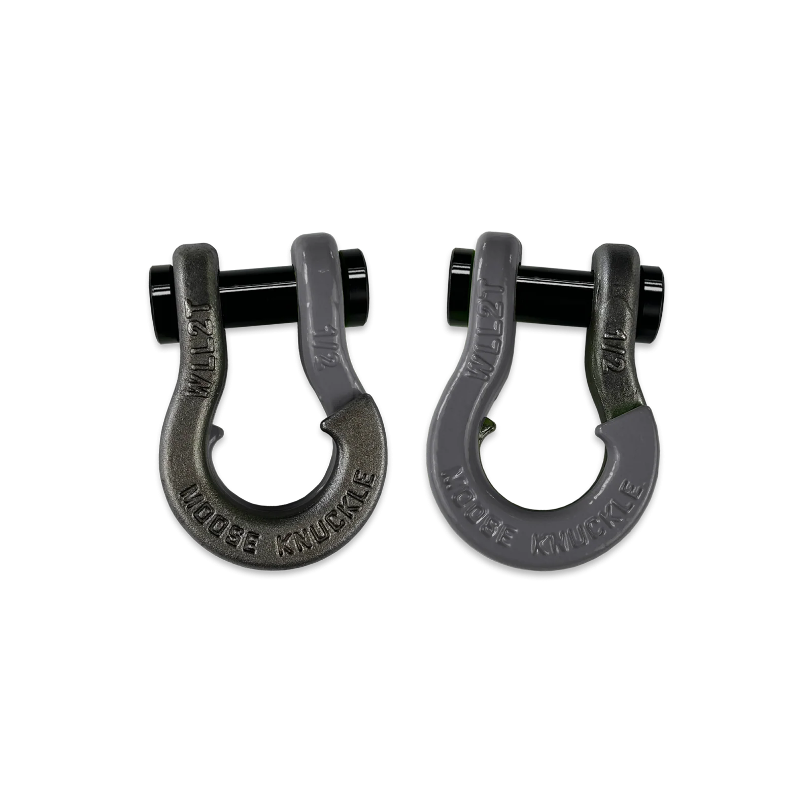 Jowl SxS Recovery Split Shackle 1/2 Raw Dog and Gun Gray Combo Moose Knuckle Offroad - FN000026-185 - Moose Knuckle Offroad