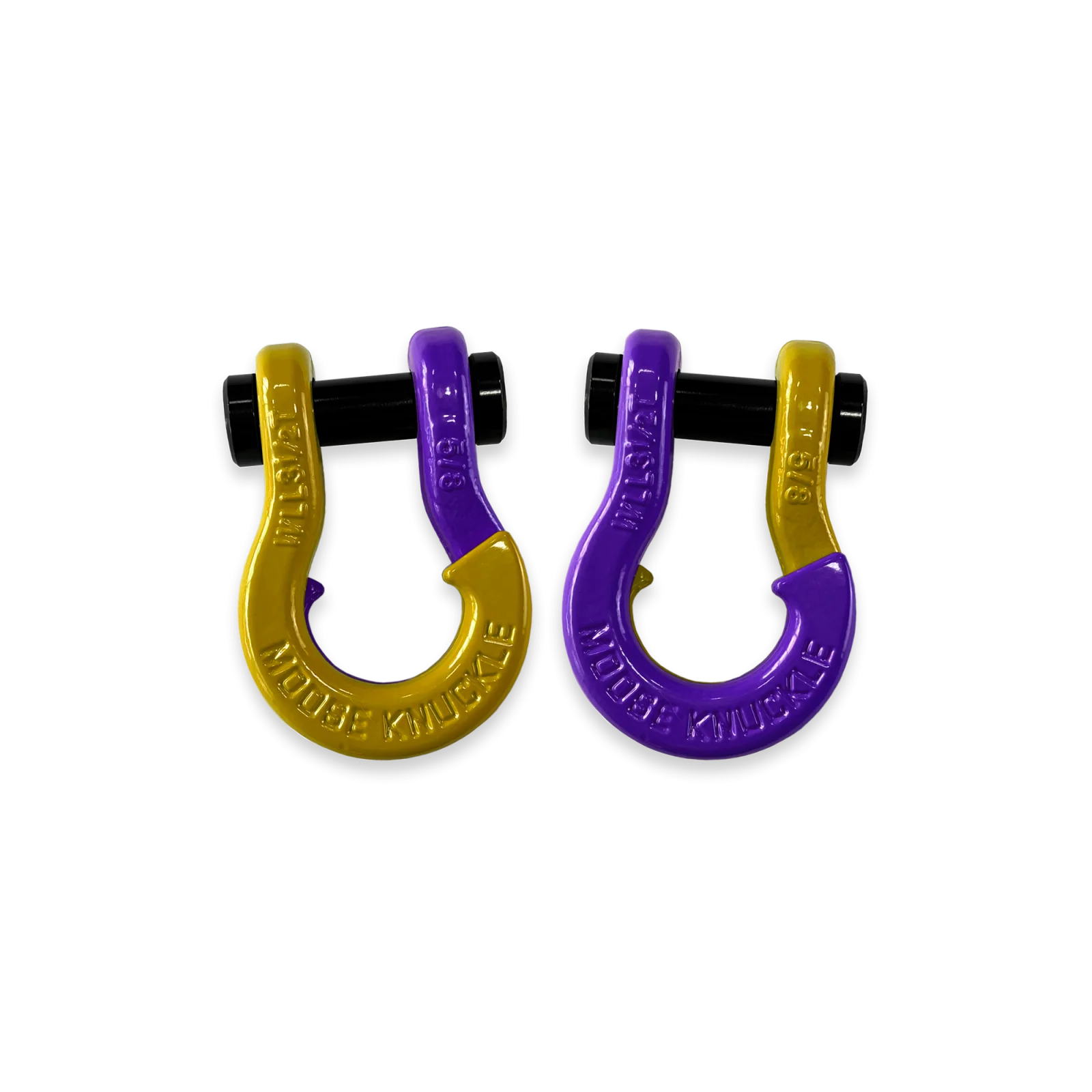 Jowl SxS Recovery Split Shackle 5/8 Detonator Yellow and Grape Escape Combo Moose Knuckle Offroad - FN000025-096 - Moose Knuckle Offroad