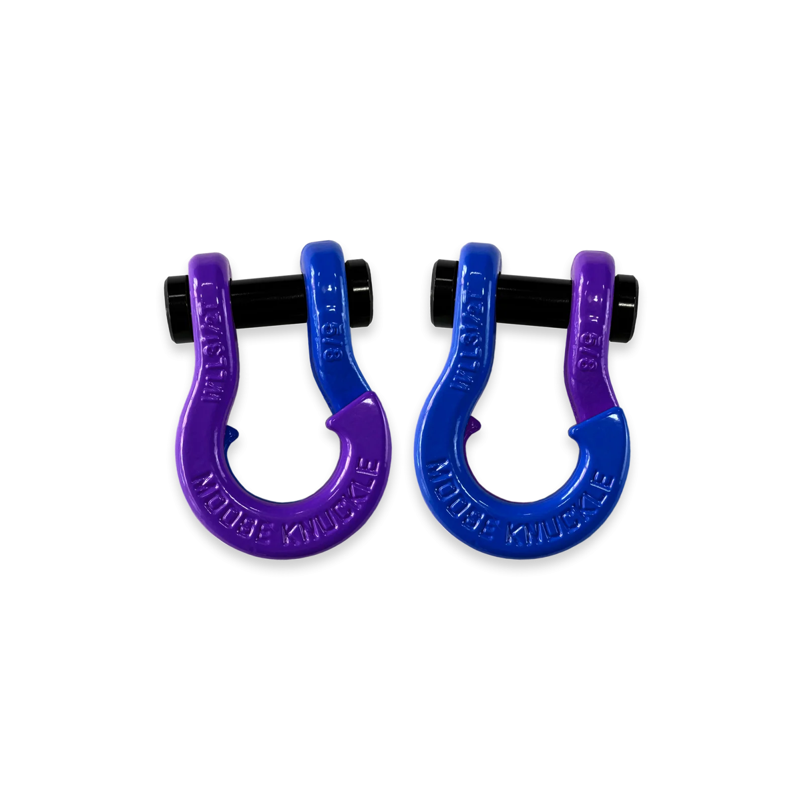 Jowl SxS Recovery Split Shackle 5/8 Grape Escape and Blue Balls Combo Moose Knuckle Offroad - FN000025-057 - Moose Knuckle Offroad